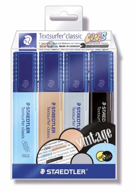 Staedtler Textmarker Textsurfer clas 4St Etui 4007817049815
