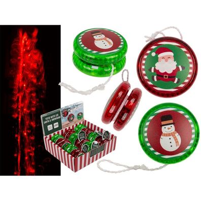 OOTB Yoyo mit Licht Santa & Schneemanninkl. Batterie
