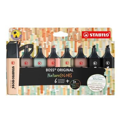 Stabilo BOSS Original NatureCOLORS 8er Etui