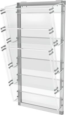 Pantaplast Wand-Prospekthalter A4 starkes hochtransparentes Plastik