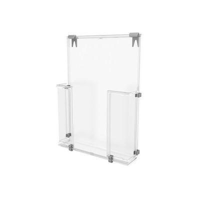 Pantaplast Wand-Prospekthalter A5 starkes hochtransparentes Plastik