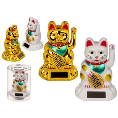OOTB Winkekatze mit Solarzelle ca. 8 cm