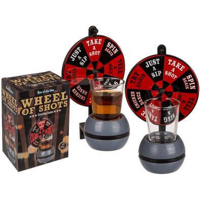 OOTB Trinkspiel Wheel of Shots mit Shooter-Glas