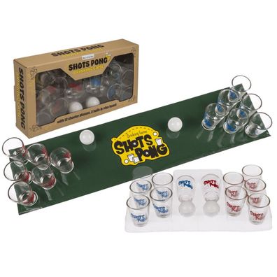OOTB Trinkspiel Shots Pong mit 2 Bällen Spielfeld