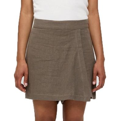 MAZINE Rock Linen Skort olive brown - Größe: S