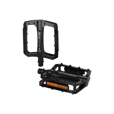 XLC Fahrradpedale Flat Pedal PD-M29 schwarz 9/16" schwarz trittfeste Pins