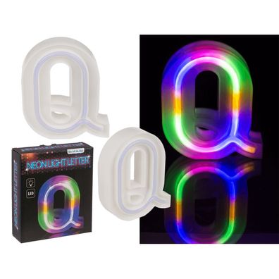 OOTB Neon-Leuchtbuchstabe Q Höhe:16 cm