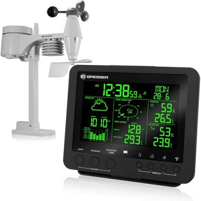Bresser 5-in-1 Profi-Wetterstation mit Farbwechsel
