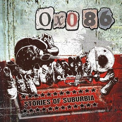 Oxo 86 - Stories Of Suburbia LP (Clear Red with White Splatter Vinyl)