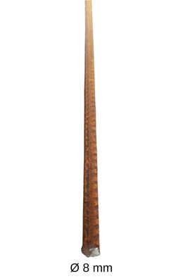 Betonstahl-Stab Ø 8 mm - 2 Stück, 125 cm (10,18 &euro; m), Baustahl