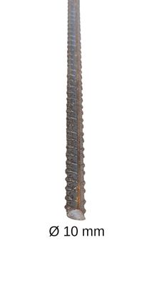 Betonstahl-Stab Ø 10 mm - 8 Stück, 175 cm (5,67 &euro; m), Baustahl