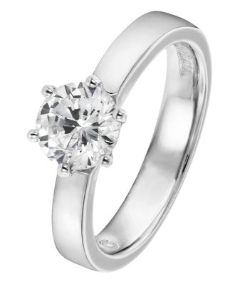 Viventy Schmuck Verlobungsring Silber 925 Antragsring Zirkonia Damen-Ring 696881