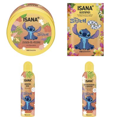 Stitch Disney Isana Bodylotionspray Augenpads Peeling 2in1 Duschschaum & Bodylotion