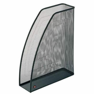 Zeitschriftenkorb Archivo 2000 Alba Raster Schwarz Din A4 (25,5 x 8,5 x 32,5 cm)