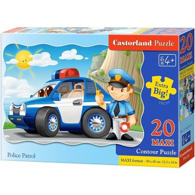 Castorland Puzzle Polizeistreife MAXI 20 Teile