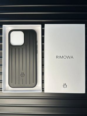 RIMOWA Handyhülle IPhone 16 PRO Schwarz / Aluminium Neu & Ovp