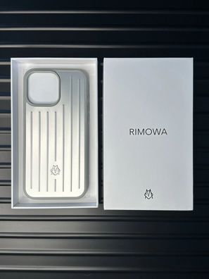 RIMOWA Handyhülle IPhone 16 PRO MAX Silber/Aluminium Neu & Ovp