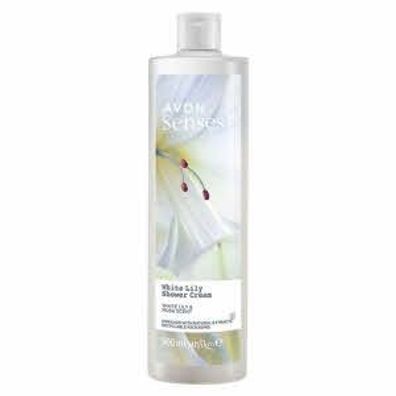 AVON Senses White Lily Duschcreme 500 ml