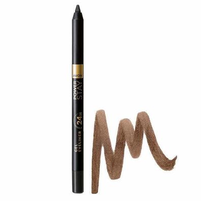 AVON Power Stay Gel-Eyeliner Chocolate Brown