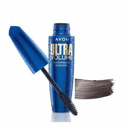 AVON Ultra Volume Mascara Wasserfest brown black