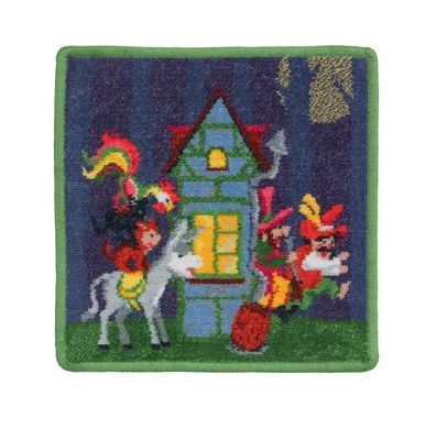 Seiftuch Serie: Märchen * Bremer Stadt Musikanten, Größe 25 x 25 cm