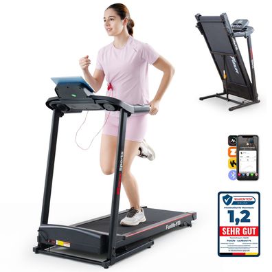 Laufband mit Steigung-FunLife F50 Laufband für Zuhause Klappbar mit 3-Neigungen