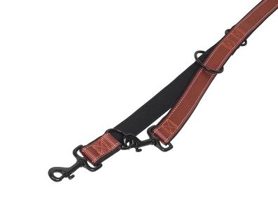Nobby Führleine Classic Reflect Soft terracotta 200 cm, 25 mm