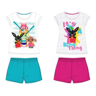 Kurzer Pyjama für Mädchen | Motiv: Bing "It's a Bing Thing"