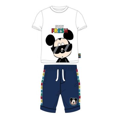Mickey Mouse Jungen Bekleidungs-Set "Stay fresh, Shirt & Hose | 98-128