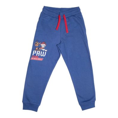 PAW Patrol Jogginghose mit Schriftzug "on a Roll!", blau