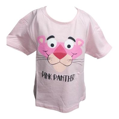 Pink Panther Mädchen T-Shirt | Rosa oder Farbklecks | Gr. 134–164
