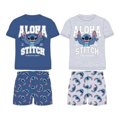 Stitch "Aloha" Pyjama , Kurzes Oberteil, kurze Hose