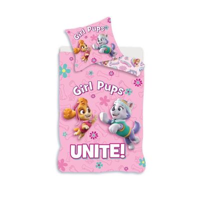 PAW Patrol Baby Bettwäsche 140x200 Motiv "Pups Unite!", 100% Baumwolle