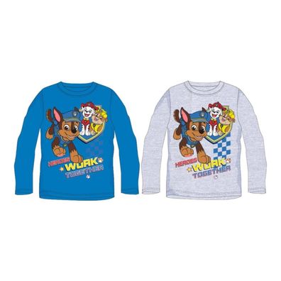 Paw Patrol Langarm-T-Shirt für Jungen | Heroes Work Together
