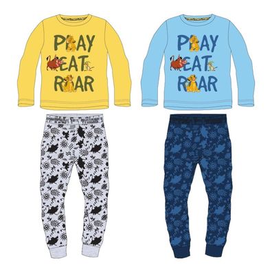 Langer Pyjama "Play - Eat - Roar" | König der Löwen | Größen 98-128