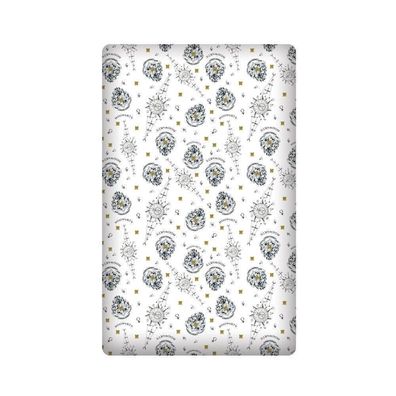 Harry?Potter Spannbettlaken 90×200?cm | Baumwolle | Hogwarts Design