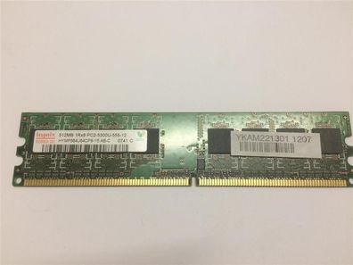 512MB PC2-5300U -555-12 Hynix HYMP564U64CP8-Y5 AB-C, viele Module verfügbar