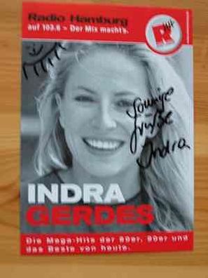 Moderatorin Indra Gerdes - handsigniertes Autogramm!!!