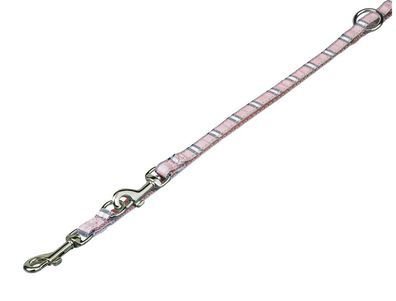 Nobby Führleine Mini Tartan rosa 200 cm x 10 mm