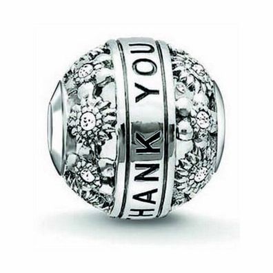 Damenperlen Thomas Sabo K0213-643-14 Silberfarben (1 cm)