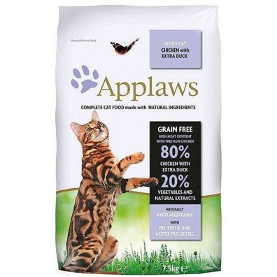 Applaws - Katzenfutter - Huhn und Ente - 7,5 kg &#40;174-074&#41;