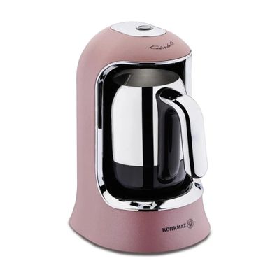 Korkmaz Kahvekolik Kaffeekocher - 400W Mokkamaschine mit Thermo-Balance-Technologie