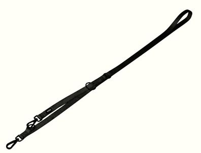 Nobby Führleine Classic Comfort schwarz 200 cm 15 mm