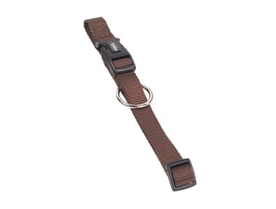 Nobby Hunde Halsband Classic braun L: 13-20 cm; B: 10 mm