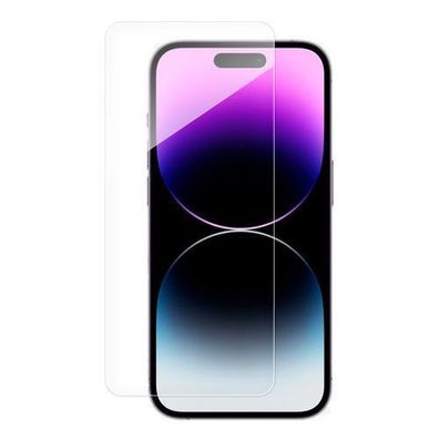 Gehaertetes Schutzglas 9H Premium fuer iPhone 16 Plus