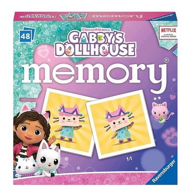 Mini Memory® | Gabby´s Dollhouse | 48 Bildkarten | Ravensburger