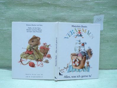 Marjolein Bastin Vera die Maus Alles was ich gerne tu franckh 1987 Großdruckschrift