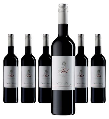 6 x Winzervereinigung Freyburg-Unstrut Weimarer Poetenweg Poet Klassiker Edition Rot