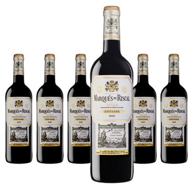6 x Marqués De Riscal Rioja Reserva – 2020