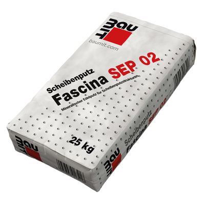 AKTION - BAUMIT Edelputz Fascina SEP 02 Strukturkorn Kalkstein weiß 25kg MHD: 05/25